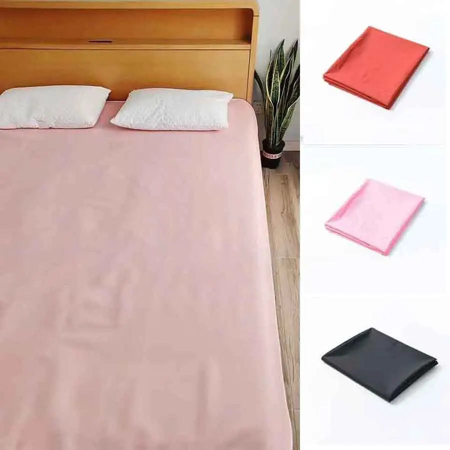 Waterproof PVC Bed Flat Sheet Mattress Cover – Urine & Oil Proof Spa Pad for Queen King Adult Massage Mat Cushion