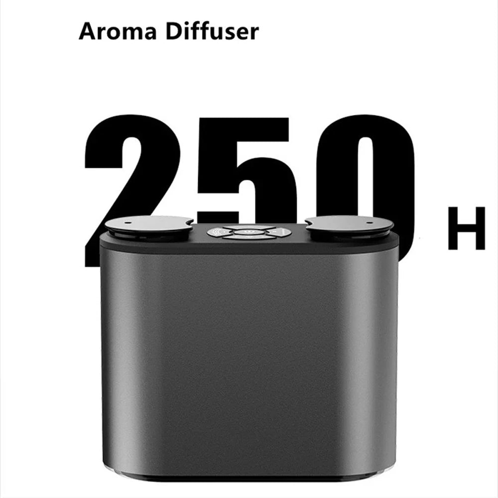 Waterless Aroma Diffuser – USB Aluminum Essential Oil Nebulizer & Air Humidifier for Home & Hotel"
