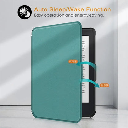 Kobo Clara BW/Clara Colour 2024 Case - 6 Inch Auto Wake Sleep PU Leather Cover, Soft Magnetic Ereader Hoesje N365 N367 Funda