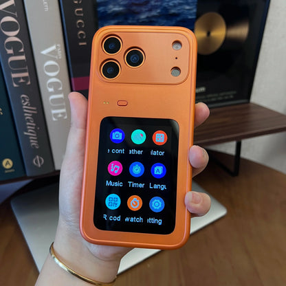 Smart LCD Phone Case - Interactive Rear Display Protective Cover for iPhone