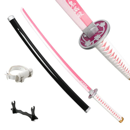 Japanese Anime Demon Slayer Samurai Katana Sword 104cm – Muichirou & Tanjirou Christmas Gift