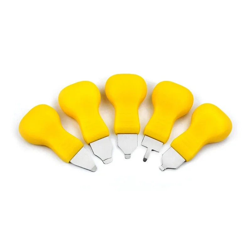 5PCS Watch Repair Tool Kit — Pry Knife, Case Opener, Back Cover Remover, Wrench & Replacement Opening Tools