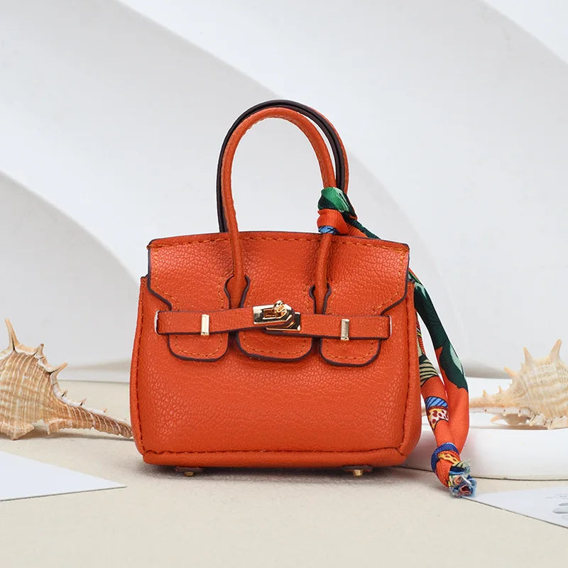 Mini Bag Keychain Pendant — Small Earphone Case & Accessory for H Family, Decorative Gift