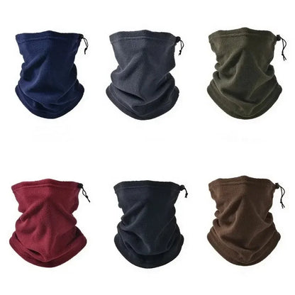 Fleece Warm Winter Windproof Neck Tube Scarf - Men Women Bandana Mask Half Face Cover for Cycling Ski Sport Camping Hiking