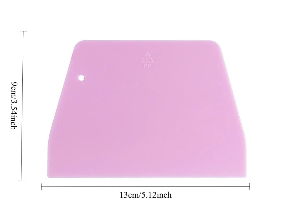 Multipurpose Dough Cutter & Bowl Scraper – Fondant, Bread, Cake Cream & Pastry Baking Tool