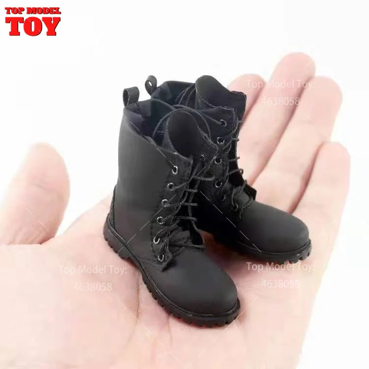 1/6 Scale Male Combat Boots – Long & Short Model Shoes for 12" Action Figure, Soldier Doll Body, In Stock