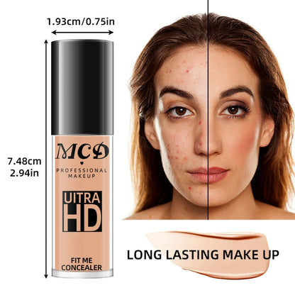 9-Color Matte Foundation Cream – Waterproof, Moisturizing Liquid Concealer for Full Coverage Professional Face Makeup