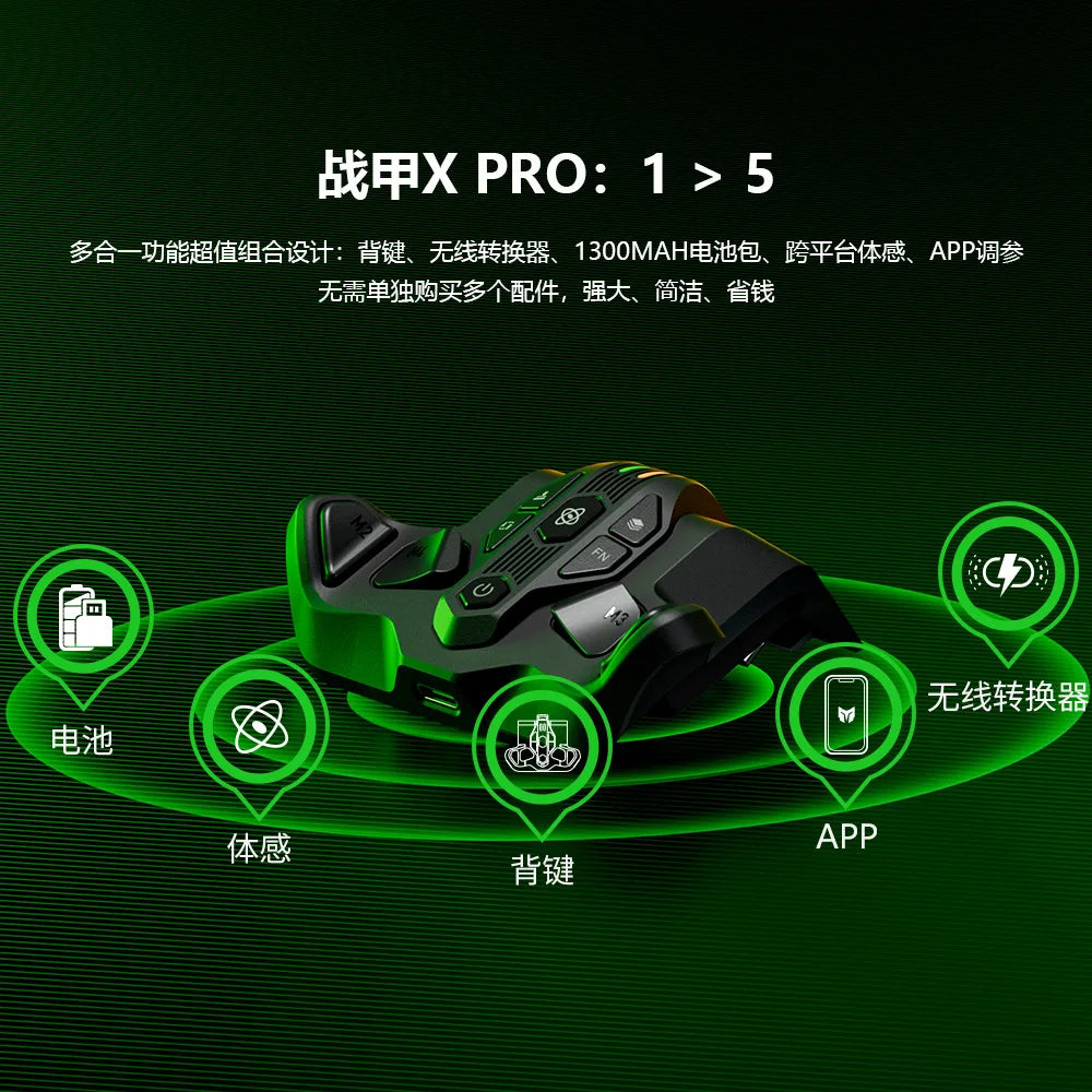 BIGBIGWON Battle Armor XPRO Wireless Back Button – Xbox Series Controller Accessory for Xbox, Switch & PC