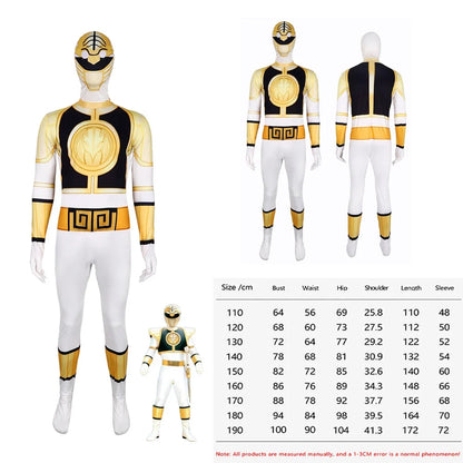 Samurai Ranger Cosplay Costume Set - Superhero Jumpsuit & Mask for Halloween and Birthday Parties