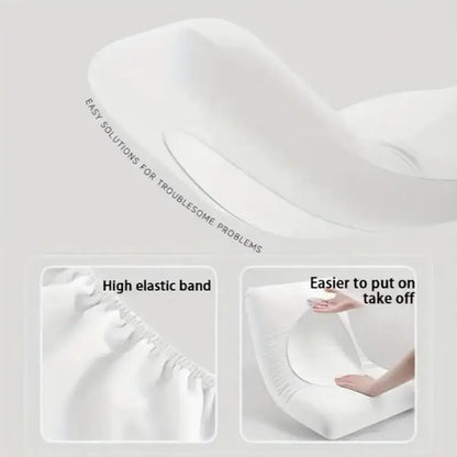 4PCS Disposable Pillowcase Set - Breathable Dirt-Proof Universal Pillow Covers for Hotel, Salon & Travel Use