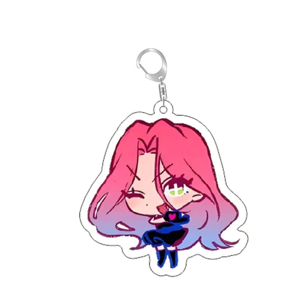 Popular Anime Alien Stage Chibi Keychains – Luka, Ivan, Till, Mizi, Hyuna & Sua Fan Gift Bag Accessories