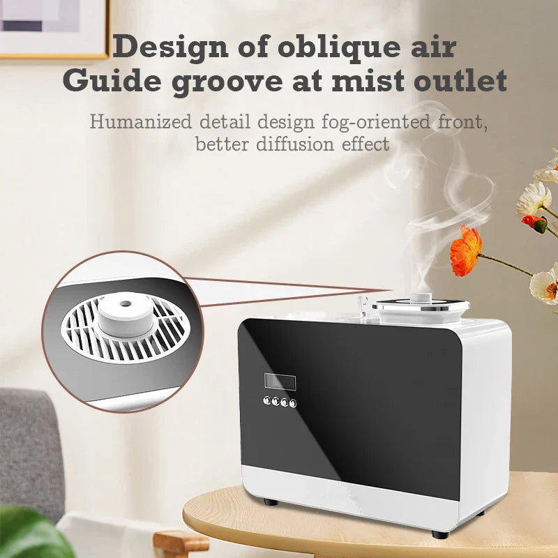 30,000 Feet Namste Aroma Diffuser – 800ML Essential Oil Air Purifier & Home Fragrance with Metal Body, 14W Power