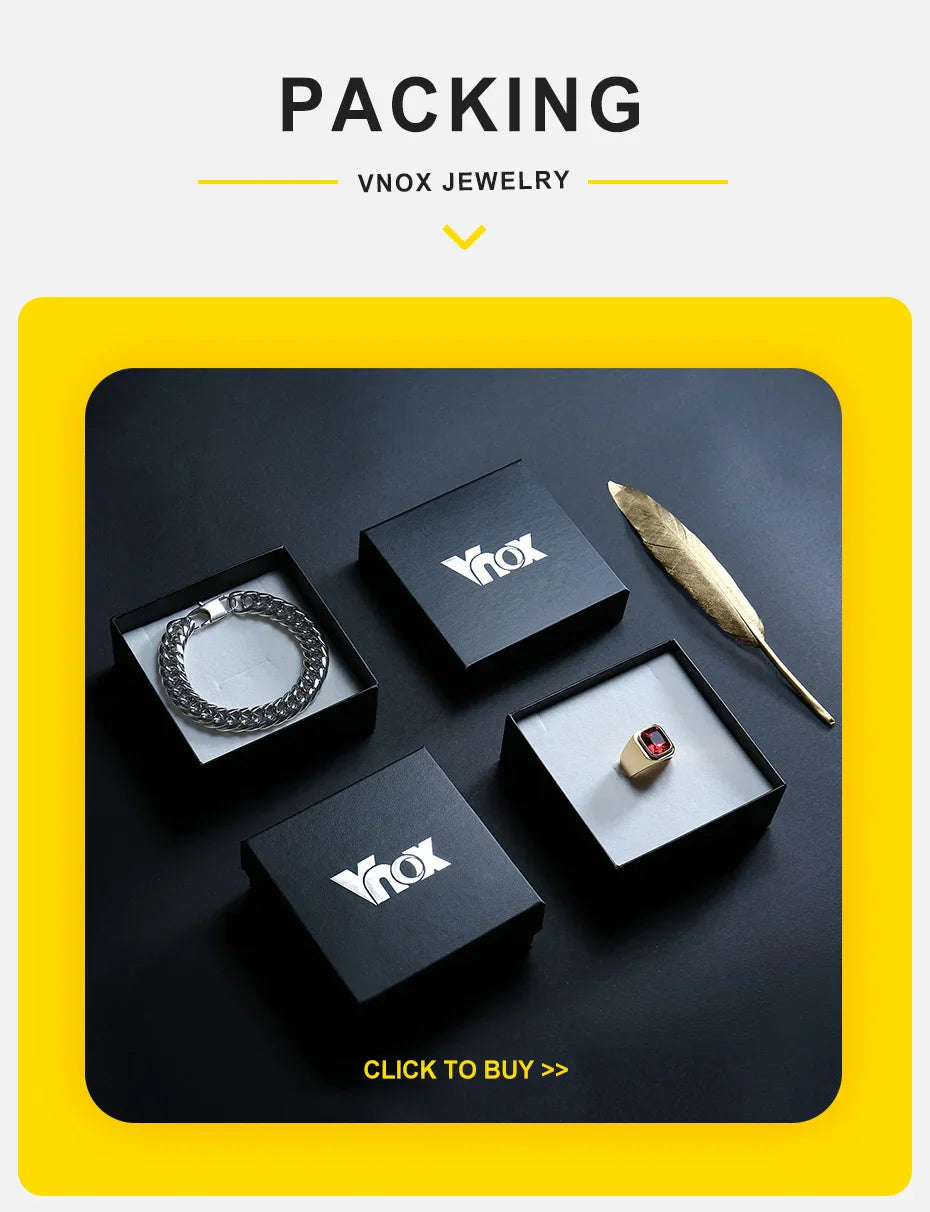Vnox Custom Envelope Photo Necklace – Stainless Steel Personalized Pendant for Women & Girls
