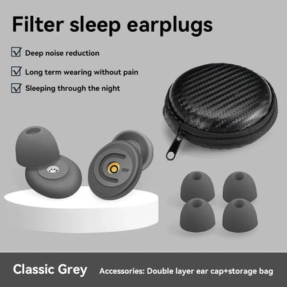 Soft Reusable Noise Reduction Earplugs – Hearing Protection for Concerts, Travel, Work & Sleep
