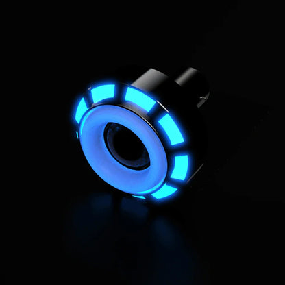 Universal Motorcycle Equipment  Warning Lamp - Angel Eye RGB Flashing Brake Tail / Rear LED Light, Motorbike Accessories