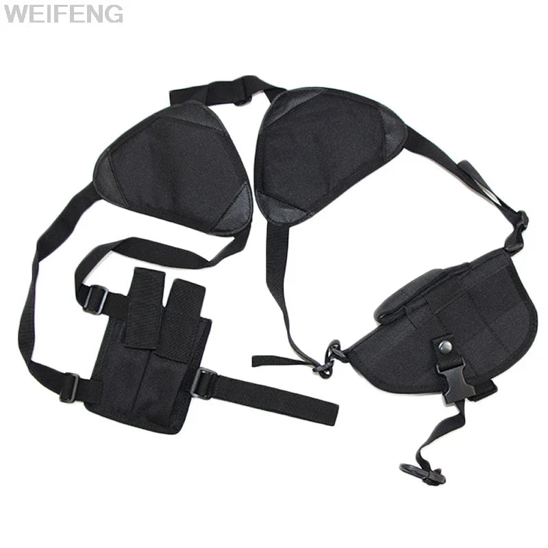 Concealed Carry Shoulder Holster - Adjustable Underarm Pistol Holster for Glock 17/19/22, Beretta M9, PX4, P226