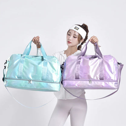 AOTTLA Women’s Travel Bag – Large Capacity Handbag & Shoulder Bag with Dry/Wet Separation for Sports, Fitness & Luggage