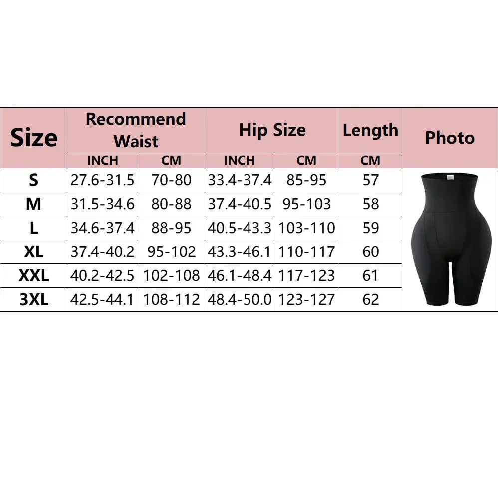 YBFDO Hip Shapewear Panties: Women's Butt Lifter Body Shaper with Pads - Sexy Push Up Panties for Hip Enhancement