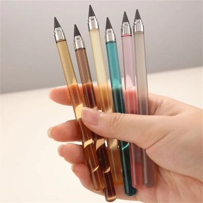 2 Pcs/Set Eternal HB Reusable Pencil - Unlimited Writing, Inkless Sketch Tool for Everlasting Writing Experience F19E