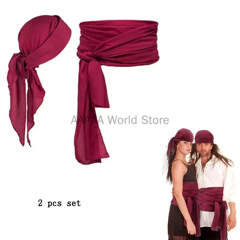 Medieval Renaissance Hooded Cloak – Halloween Costume Cape Wrap with Brooch, Cowl Scarf for Rogue Cosplay