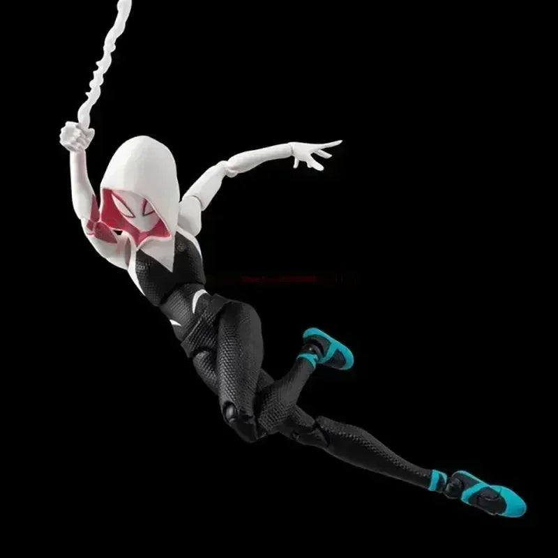 2024 Spider-Man & Gwen Action Figures — Spider-Verse Collection with Miles Morales Sentinel | Anime Toys Christmas Gift