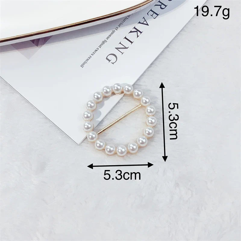 Creative Knot Buckles – Geometric T-Shirt & Scarf Waist Tightening Buttons, Clothing Accessories