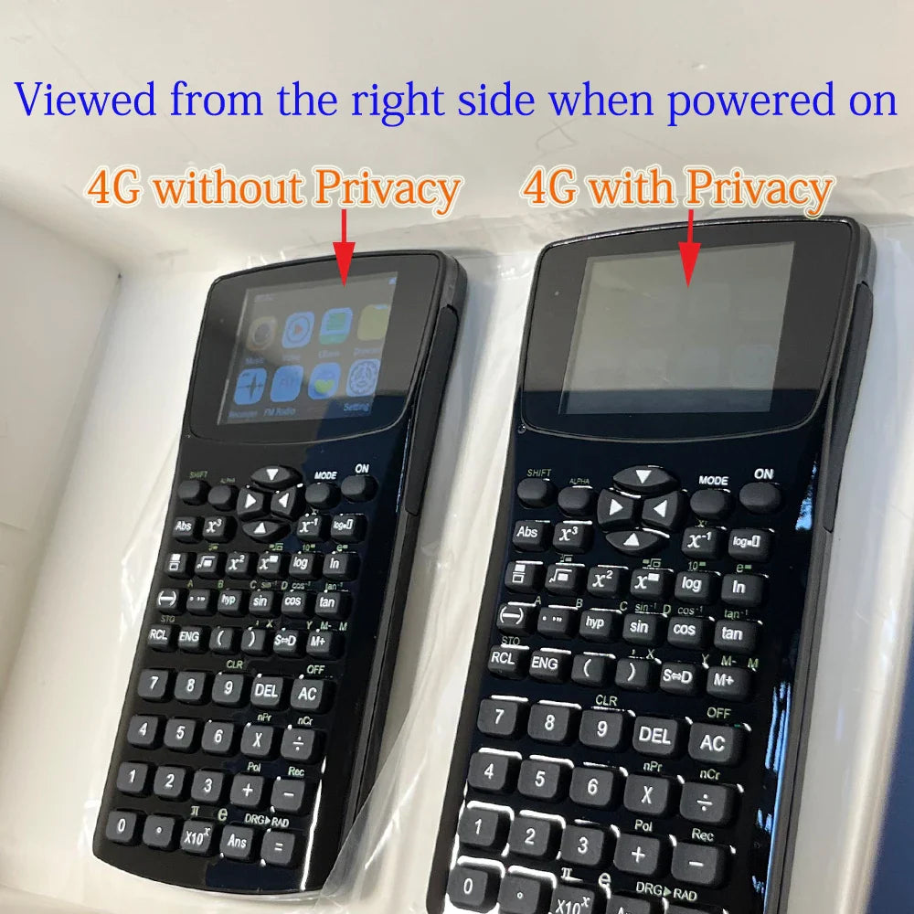 Fashion Student MP4 Player & Calculator – Emergency Button, Quick Response, Text & Video, Privacy Film Option