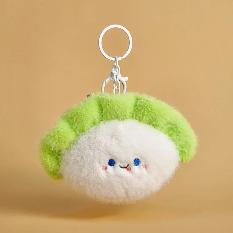 16 Styles Kawaii Mini Snack Plush Keychain – Cute Food Pendant Bag Charm Birthday Gift for Kids