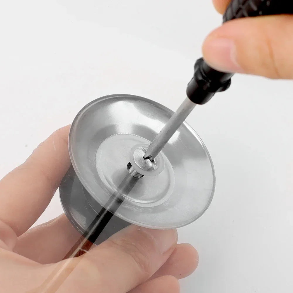 Colored Stainless Steel Pot Lid Knobs - Universal Pan Lid Replacement Handle with Screwdriver