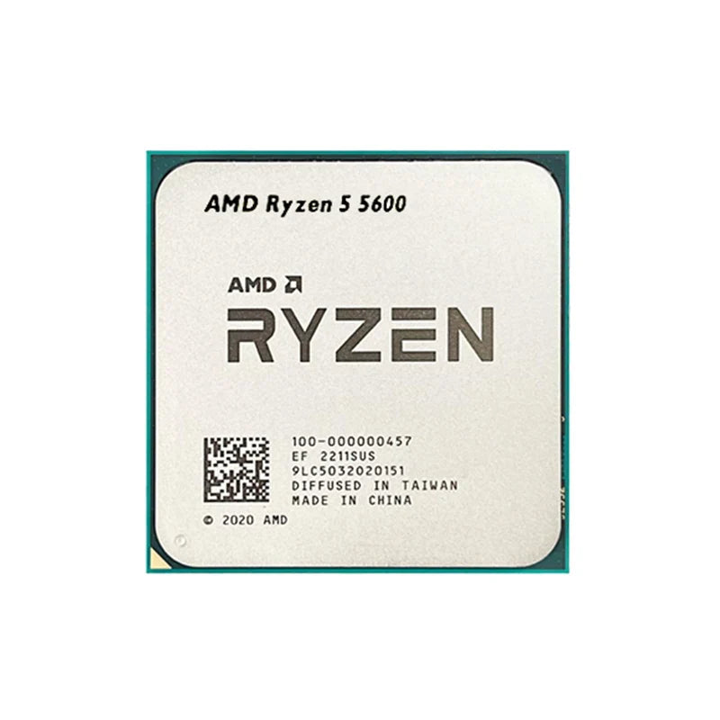 NEW AMD Ryzen 5 5600 – 3.5GHz 6-Core 12-Thread CPU Processor, 7nm, L3=32MB, Socket AM4