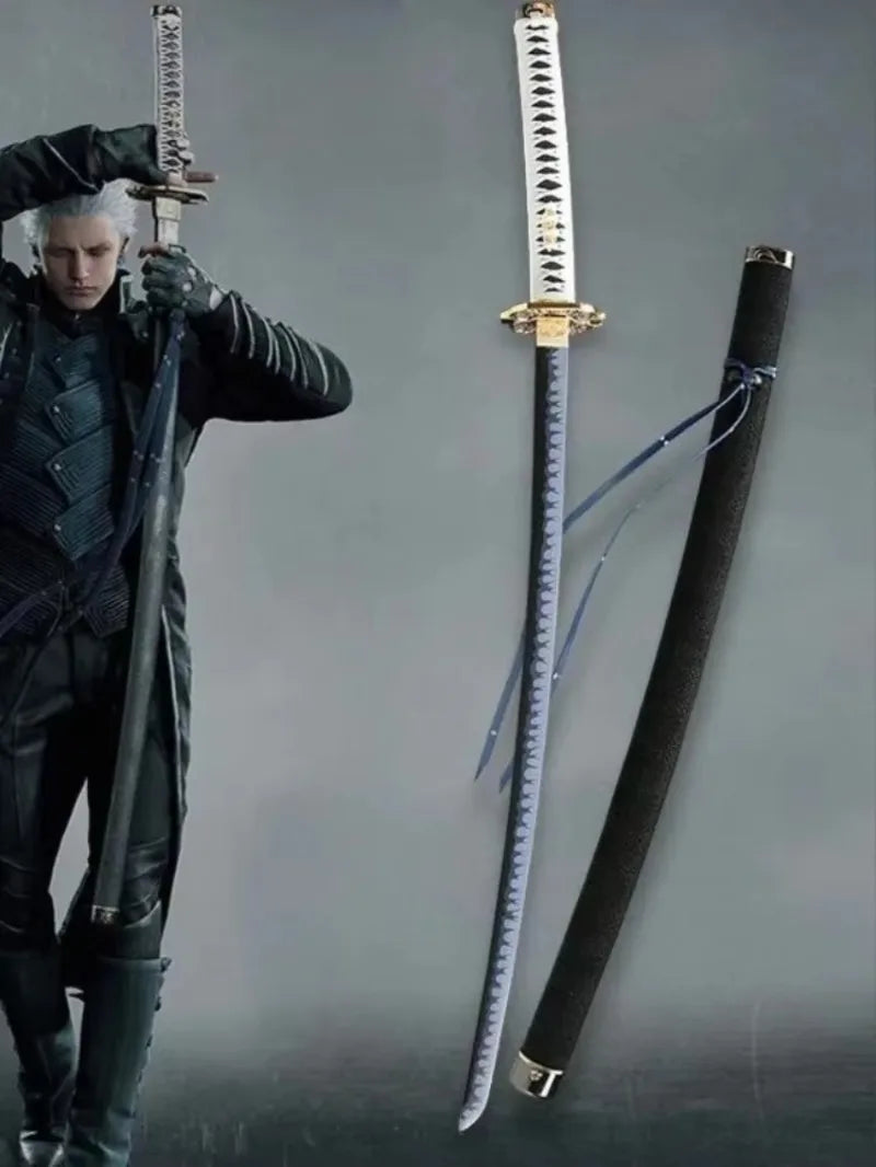 104cm Yamato Katana – Devil May Cry 5 Vergil Cosplay Prop Samurai Sword Full-Size Toy