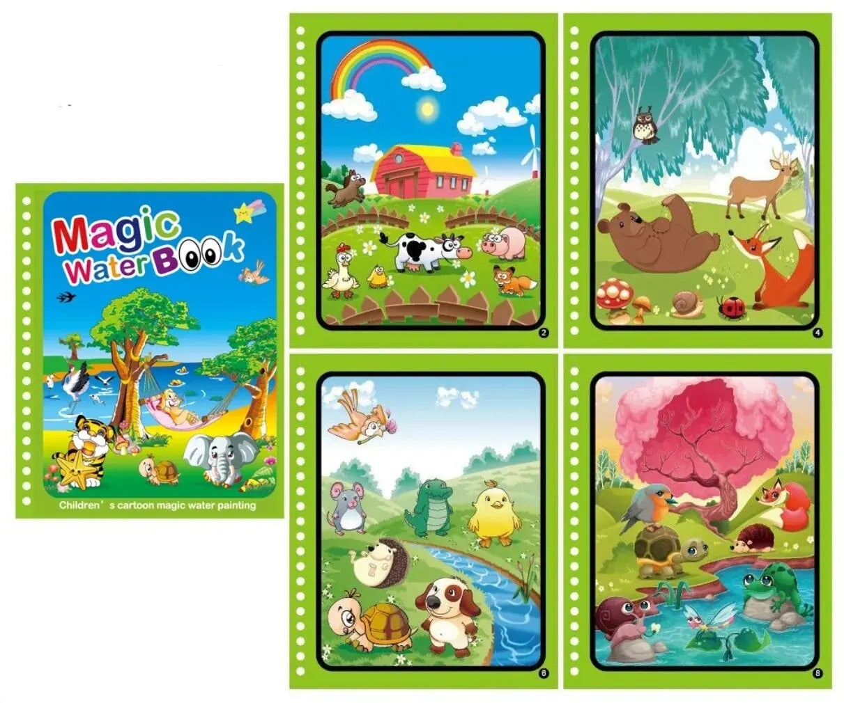 Magical Water Drawing Book – Reusable Montessori Coloring & Sensory Toy for Early Childhood Education