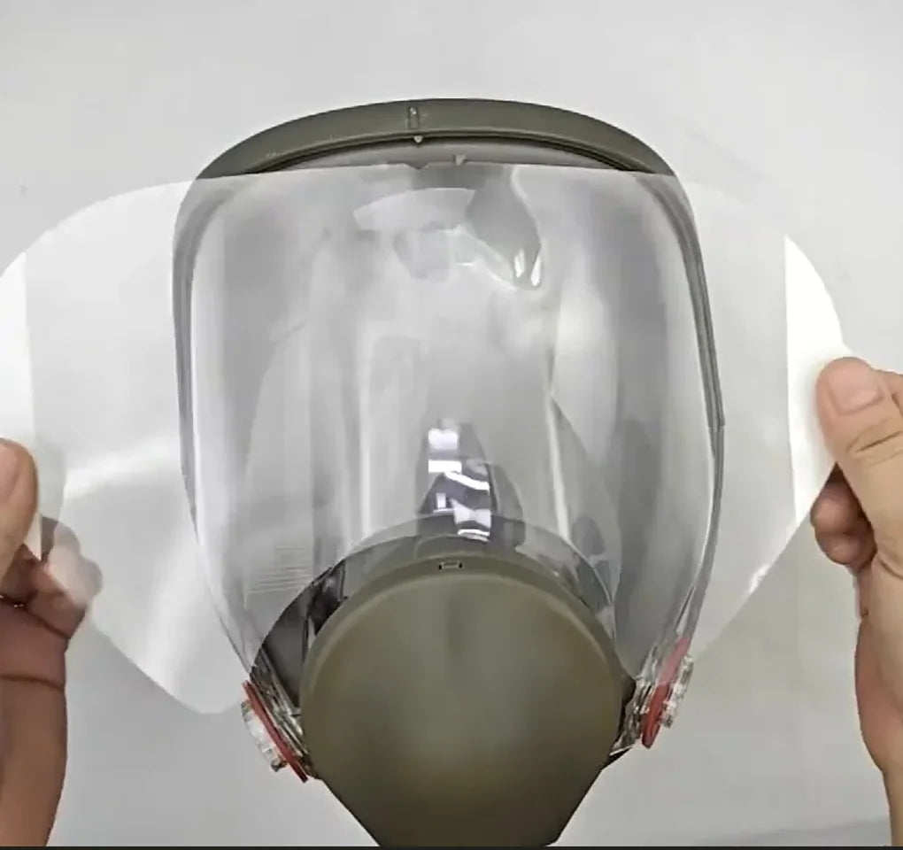 Anti-Scratch Protective Lens Film – 3M 6800 Full Face Gas Mask Window Screen Protector for Painting & Spraying