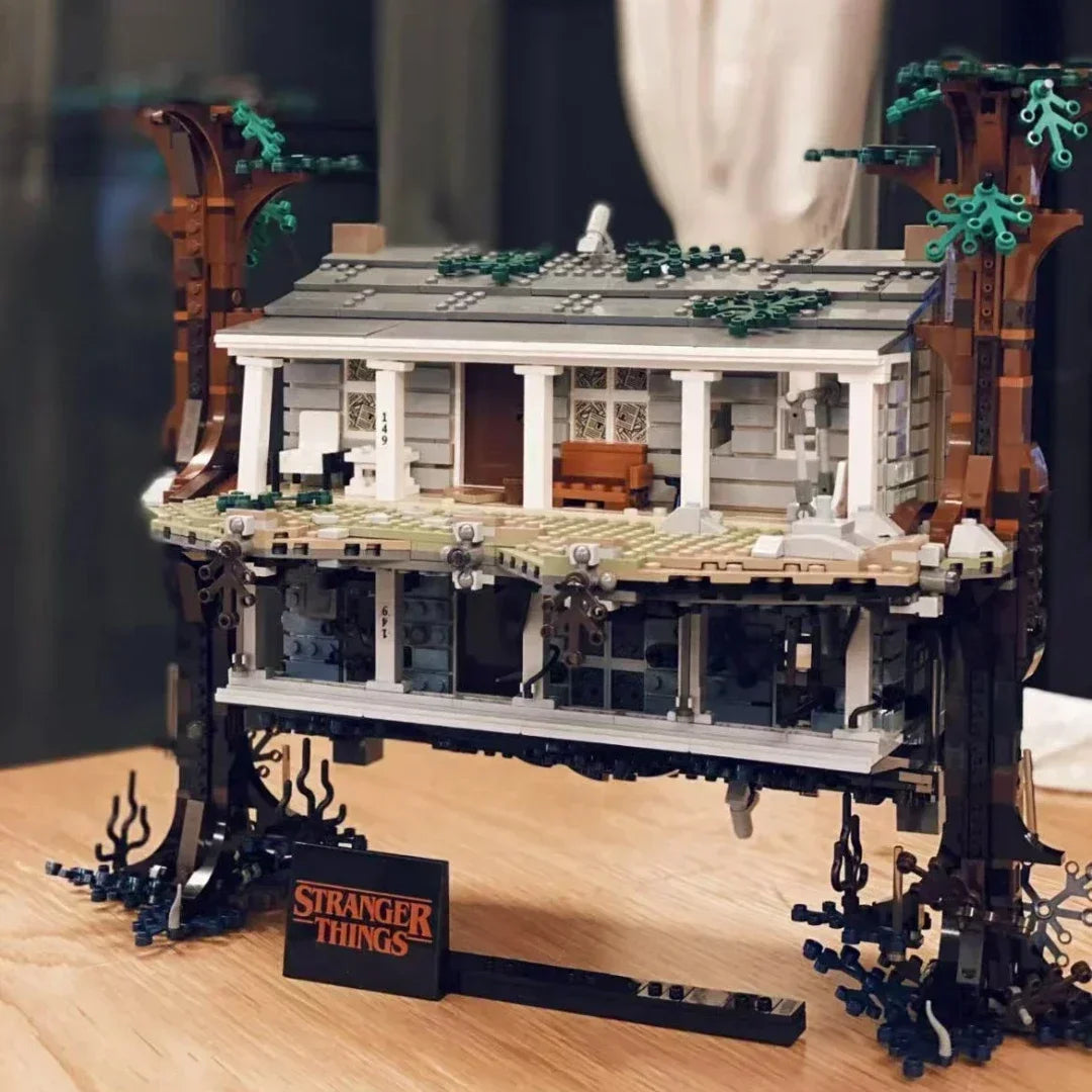 HOT TOY 2499Pcs Stranger Things The Upside Down Building Blocks – Compatible 75810 Model Kit for Kids & Adults