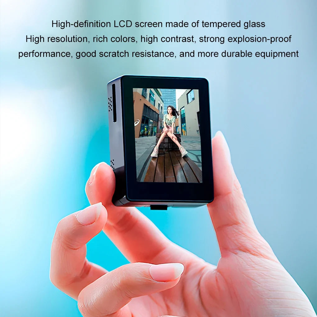 Mini Smartphone Selfie Monitor - Wireless Rear Camera Display for iPhone & Android, Vlog & Live Streaming