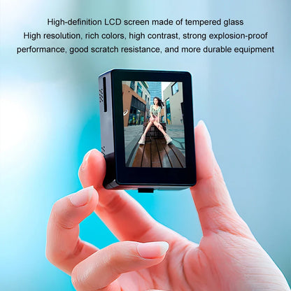 Mini Smartphone Selfie Monitor - Wireless Rear Camera Display for iPhone & Android, Vlog & Live Streaming