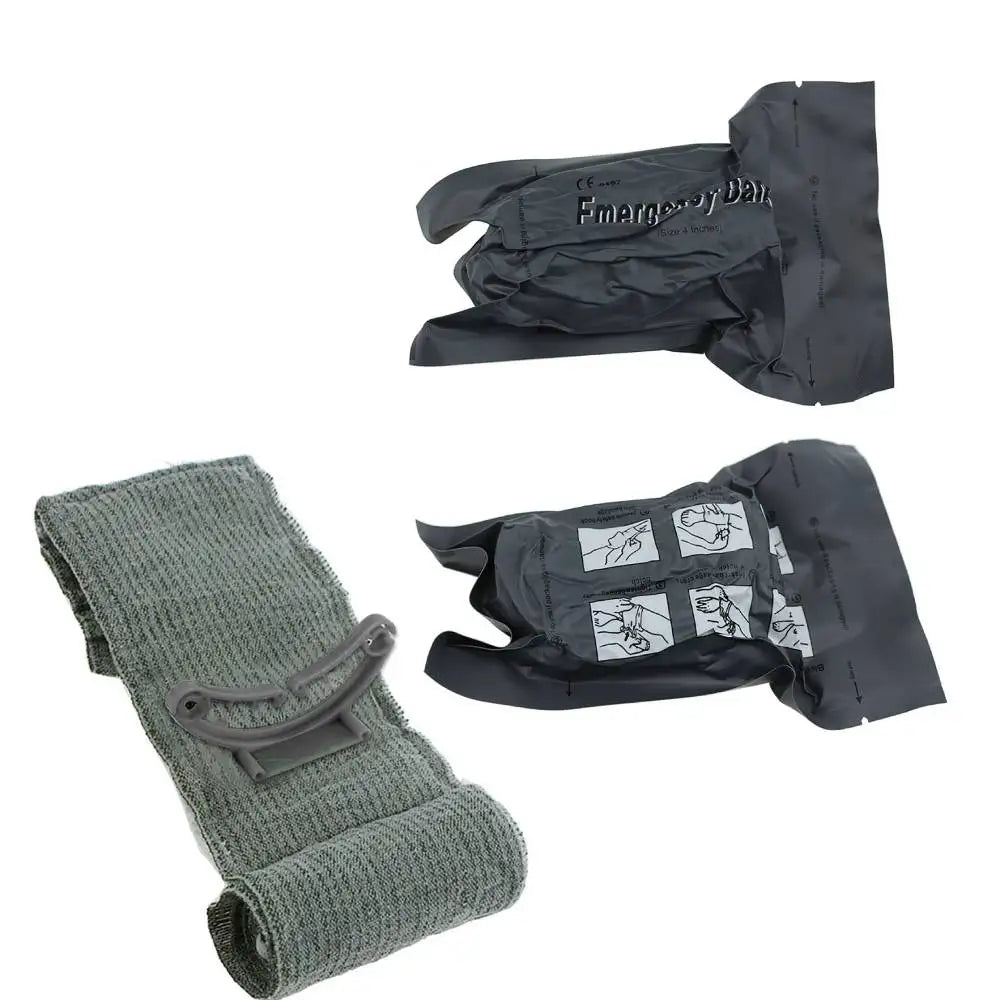 Israeli Bandage 4/6in — Emergency Combat Wound Dressing, Tactical Compression First Aid for IFAK & Military Medical Use
