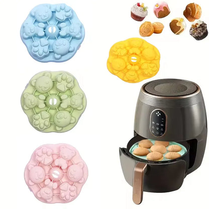 Silicone Baby Food Cake Mold – Heat Resistant Steaming, Boiling & Air Fryer Safe Complementary Food Kitchen Accessory