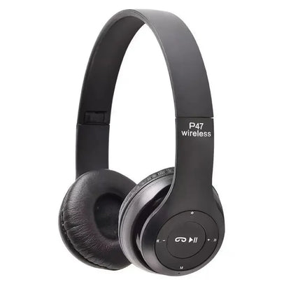 Stereo P47 Headset - 5.0 Bluetooth Folding Wireless Sports Gaming Headphones