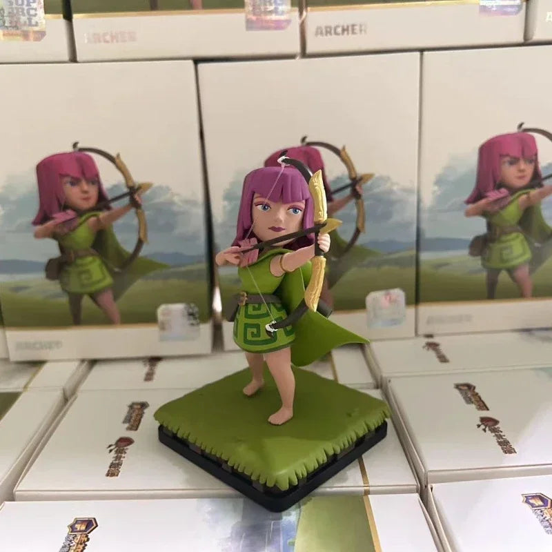 Supercell Clash of Clans & Clash Royale Archer & Wizard 4-inch Collectible Statue – 10cm Figure with Free Shipping