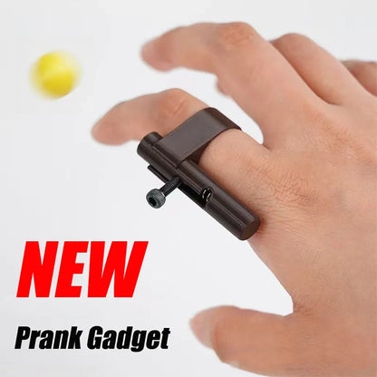 Hidden Mini Paper Ball Launcher Toy - Safe Plastic Prank Toy for Kids, Adults & Party Fun