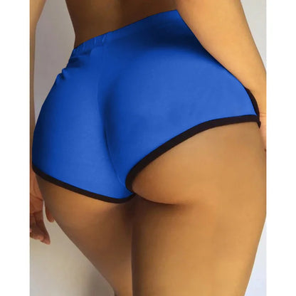 Women’s Sexy High Stretch Shorts – Slim Fit Y2K Gym & Running Sport Shorts, Casual Streetwear Activewear Pants