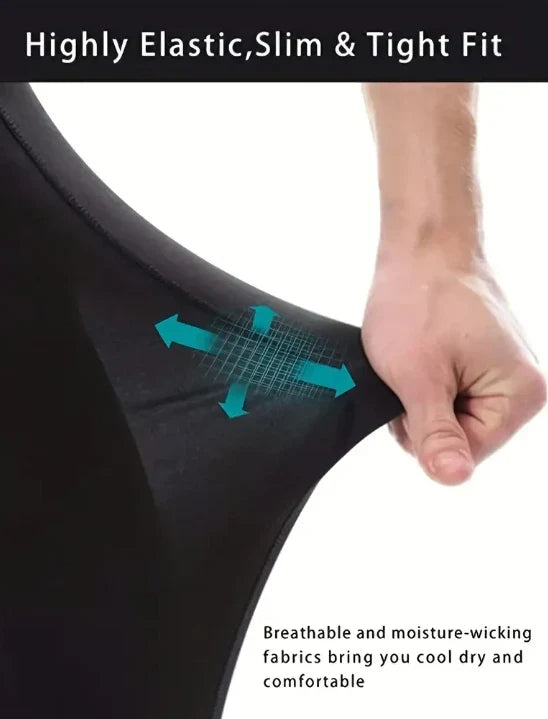 Men’s 2-Piece Sports Set — Tight Cycling & Fitness Shorts, Quick-Dry, High-Elasticity Running & Training Compression Pants