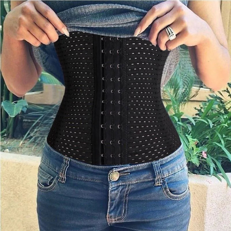Women’s Waist Trainer & Body Shaper – Tummy Control Slimming Belt Corset, XS-6XL Abdomen Compression Fitness Shapewear