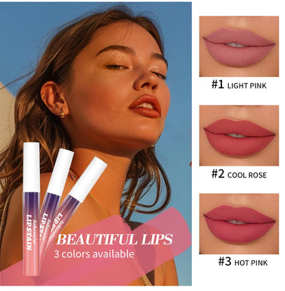 Blading Lip Gloss Peel & Stick Set – Long-Lasting, Waterproof, Pink, Transfer-Resistant Natural Lip Gloss for Women