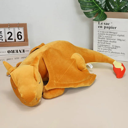 50cm Sleep Charizard Plush Toy – Anime Charizard Y Stuffed Animal Doll for Kids & Halloween Gifts