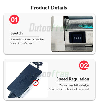 100W Double Table Grinder Machine — Electric Grinding Wheel for Coarse & Fine Polishing with Motorized Stone