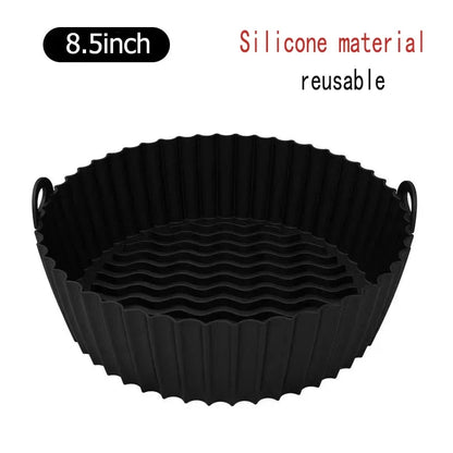 50Pcs Disposable Non-Stick Air Fryer Paper Liners – Round Baking Sheets Kitchen Airfryer Accessories for Easy Cooking & Cleanup