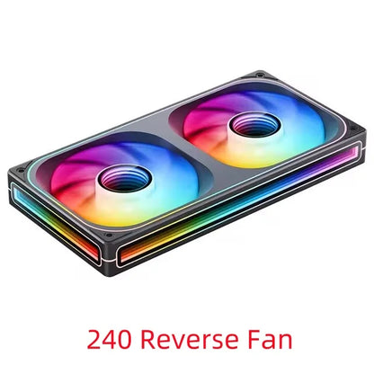 JONSBO ZB-120/240/360 ARGB Computer Case Fan — 12cm 5V 120mm PWM Water-Cooled Fan Kit with Forward/Reverse Rotation