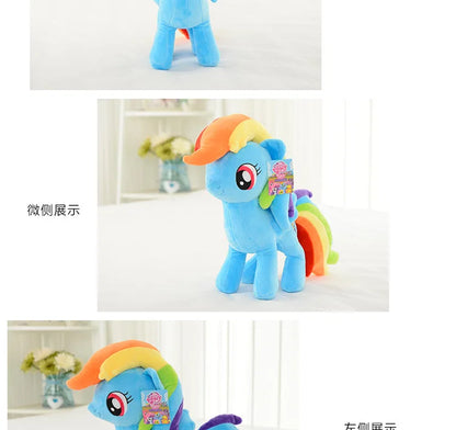 20cm My Little Pony Plush Toy – Twilight Sparkle, Rainbow Dash, Applejack, Rarity, Fluttershy & Pinkie Pie Soft Filled Doll Gift